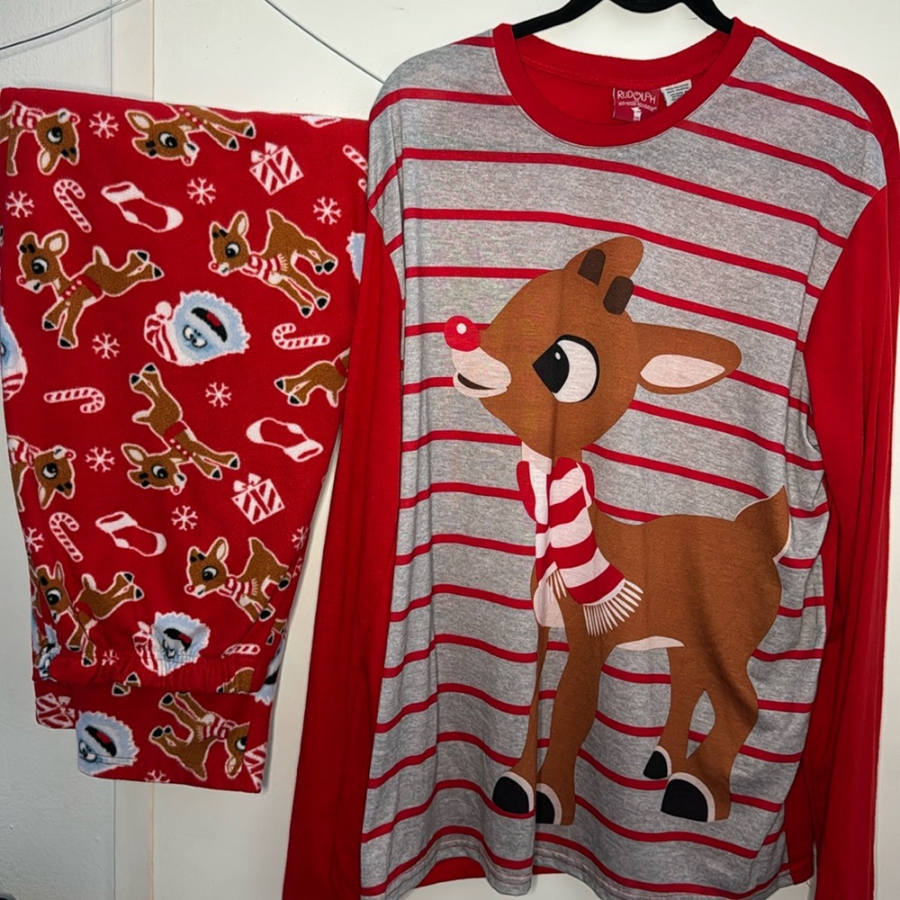 Men’s Rudolph Christmas PJs